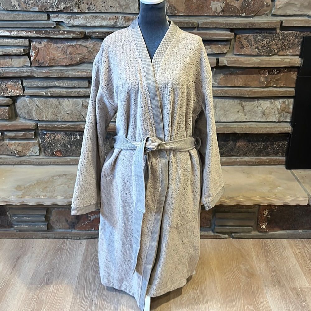 Sunday Citizen Cream Cotton Terrycloth Robe